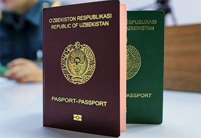 Translation of Uzbek passport